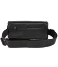 Сумка чоловіча напоясна (через плече) невелика TARWA Чорна (RА-1818-3md) картинка, зображення, фото
