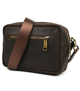 Шкіряна сумка через плече RC-7312-4lx TARWA коричневий крейзі хорс картинка, зображення, фото