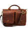 Чоловіча сумка з кінської шкіри TARWA RB-3990-3md коньячна картинка, зображення, фото