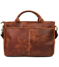 Чоловіча сумка з кінської шкіри TARWA RB-3990-3md коньячна картинка, зображення, фото