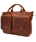 Чоловіча сумка з кінської шкіри TARWA RB-3990-3md коньячна картинка, зображення, фото