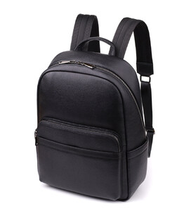 Місткий рюкзак для чоловіків з натуральної шкіри Vintage 23045 Чорний картинка, зображення, фото