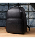 Місткий рюкзак для чоловіків з натуральної шкіри Vintage 23045 Чорний картинка, зображення, фото