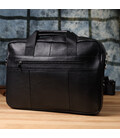 Деловой портфель для мужчин из натуральной кожи Vintage 23039 Черный фото, картинка, изображение