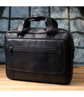Місткий портфель для чоловіків з натуральної шкіри Vintage 23043 Чорний картинка, зображення, фото