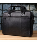 Місткий портфель для чоловіків з натуральної шкіри Vintage 23043 Чорний картинка, зображення, фото