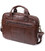 Портфель для мужчин из натуральной кожи Vintage 23040 Коричневый фото, картинка, изображение