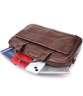 Портфель для чоловіків із натуральної шкіри Vintage 23040 Коричневий картинка, зображення, фото