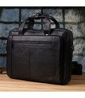 Портфель для мужчин из натуральной кожи Vintage 23042 Черный фото, картинка, изображение