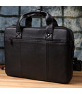 Портфель для чоловіків з натуральної шкіри Vintage 23042 Чорний картинка, зображення, фото