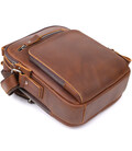 Чоловіча ділова сумка з ручкою для перенесення в руці з натуральної шкіри Vintage 23033 Коричневий картинка, зображення, фото