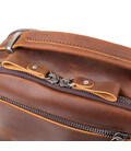 Чоловіча ділова сумка з ручкою для перенесення в руці з натуральної шкіри Vintage 23033 Коричневий картинка, зображення, фото