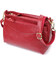 Женская сумка с твердым дном из натуральной кожи Vintage 22982 Красный фото, картинка, изображение