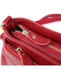 Сумка жіноча з твердим дном з натуральної шкіри Vintage 22982 Червоний картинка, зображення, фото