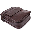 Чоловіча сумка з ручкою для перенесення в руці з натуральної шкіри Vintage 23024 Коричневий картинка, зображення, фото