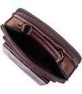 Чоловіча сумка з ручкою для перенесення в руці з натуральної шкіри Vintage 23024 Коричневий картинка, зображення, фото