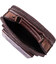 Чоловіча сумка з ручкою для перенесення в руці з натуральної шкіри Vintage 23024 Коричневий картинка, зображення, фото