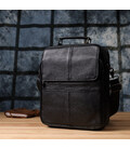 Чоловіча сумка з ручкою для перенесення в руці з натуральної шкіри Vintage 23026 Чорний картинка, зображення, фото