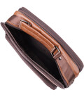 Сумка чоловіча з ручкою для перенесення в руці з натуральної шкіри Vintage 23031 Світло-коричневий картинка, зображення, фото