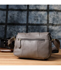 Сумка з натуральної шкіри для стильних жінок Vintage 22974 Сірий картинка, зображення, фото