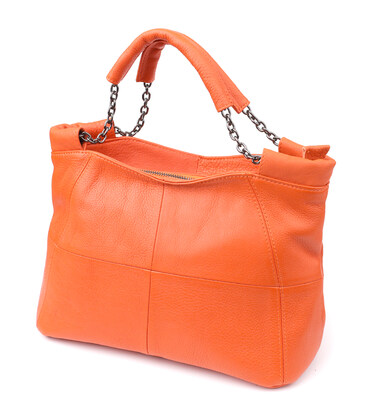Сумка для жінок з натуральної шкіри Vintage 22990 Помаранчевий картинка, зображення, фото