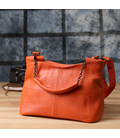Сумка для женщин из натуральной кожи Vintage 22990 Оранжевый фото, картинка, изображение