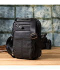 Ділова чоловіча сумка з натуральної шкіри Vintage 23036 Чорний картинка, зображення, фото