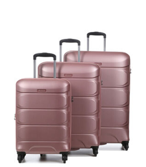 Набір валіз Airtex 748 рожеве золото картинка, зображення, фото