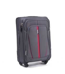 Валіза Wings 1706 Mini сіра 4 колесна картинка, зображення, фото