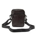 Маленька чоловіча сумка через плече шкіряна Ruff Ryder RR-001-3DB картинка, зображення, фото
