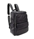 Мужской кожаный рюкзак темно-синий Tiding Bag 2086BL фото, картинка, изображение
