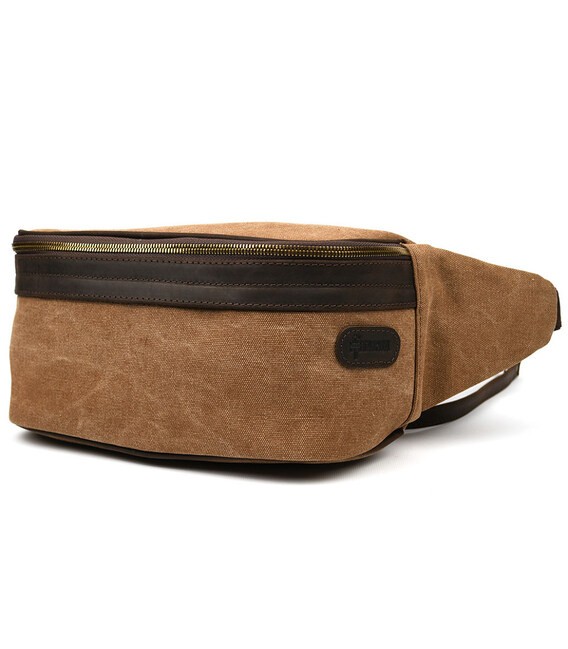 Сумка бананка для фотоапарата шкіра та канвас TARWA RCc-1313-4lx фото, картинка, изображение