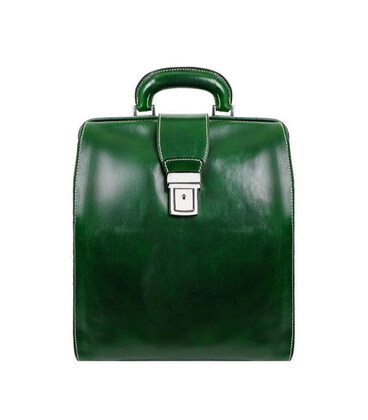 Шкіряний рюкзак - A Brief Story of Time - Зелений колір - Time Resistance 5216601 картинка, зображення, фото