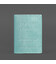Шкіряна обкладинка на ветеринарний паспорт 2.0 бірюзова картинка, зображення, фото