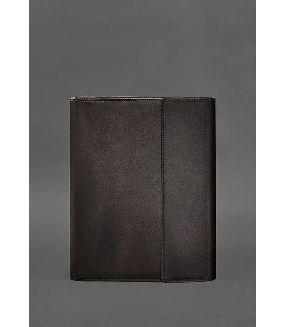 Шкіряна папка для документів "Сімейна" з зошитами темно-коричнева картинка, зображення, фото