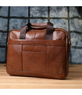 Чоловічий діловий портфель з натуральної шкіри Vintage 23038 Коричневий картинка, зображення, фото