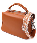 Женская сумка из натуральной кожи с двойным внутренним пространством Vintage 22921 Рыжий фото, картинка, изображение