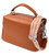 Жіноча сумка з натуральної шкіри з подвійним внутрішнім простором Vintage 22921 Рудий картинка, зображення, фото
