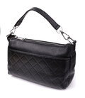 Жіноча сумка з двома ремінцями із натуральної шкіри Vintage 22926 Чорний картинка, зображення, фото