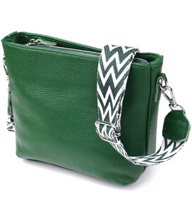 Жіноча шкіряна сумка на кожен день. Vintage 22913 Зелений картинка, зображення, фото