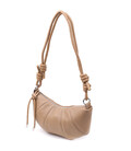 Женская полукруглая сумка из натуральной кожи Vintage 22933 Бежевый фото, картинка, изображение