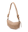 Женская полукруглая сумка из натуральной кожи Vintage 22933 Бежевый фото, картинка, изображение