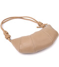 Жіноча напівкругла сумка з натуральної шкіри Vintage 22933 Бежевий картинка, зображення, фото