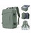 Нейлоновый рюкзак для ручной клади TB03 лоукост 40x30x20 см, Зеленый фото, картинка, изображение