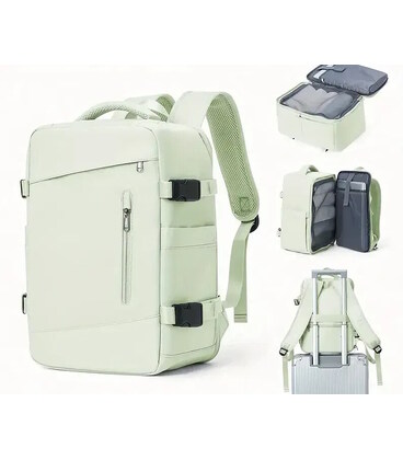 Нейлоновый рюкзак для ручной клади TB03 лоукост 40x30x20 см, Мятный фото, картинка, изображение