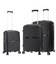 Комплект чемоданов Snowball 40903 черный фото, картинка, изображение