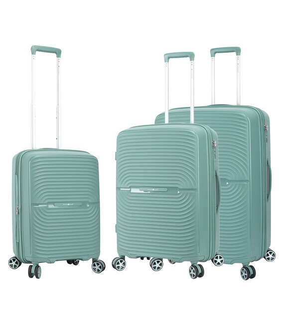 Набір валіз Snowball 40903 м'ятний - картинка, зображення, фото валізи