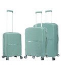Набір валіз Snowball 40903 м'ятний - картинка, зображення, фото валізи