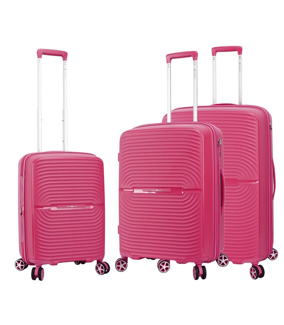 Набір валіз Snowball 40903 рожевий - картинка, зображення, фото валізи