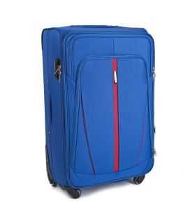 Чемодан Wings 1706 маленький S голубой 4 колесный фото, картинка, изображение